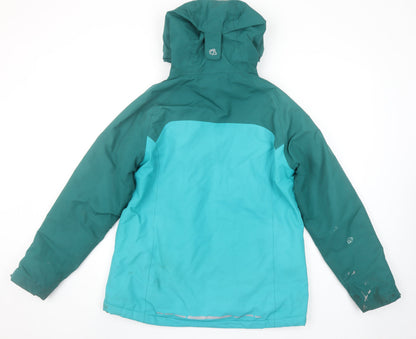 Womens UK Size 12 Craghoppers Blue Parka Coat