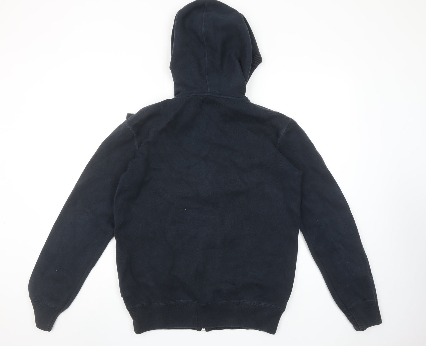 Superdry Men’s Blue Full Zip Hoodie Size S Cotton Blend