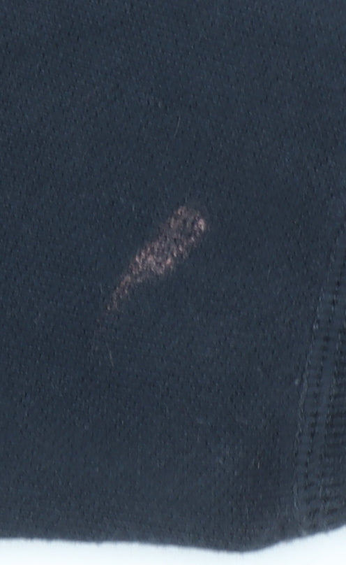 Superdry Men’s Blue Full Zip Hoodie Size S Cotton Blend