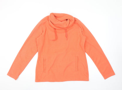 Womens UK Size 12 Mountain Warehouse Orange Pullover Sweatshirt