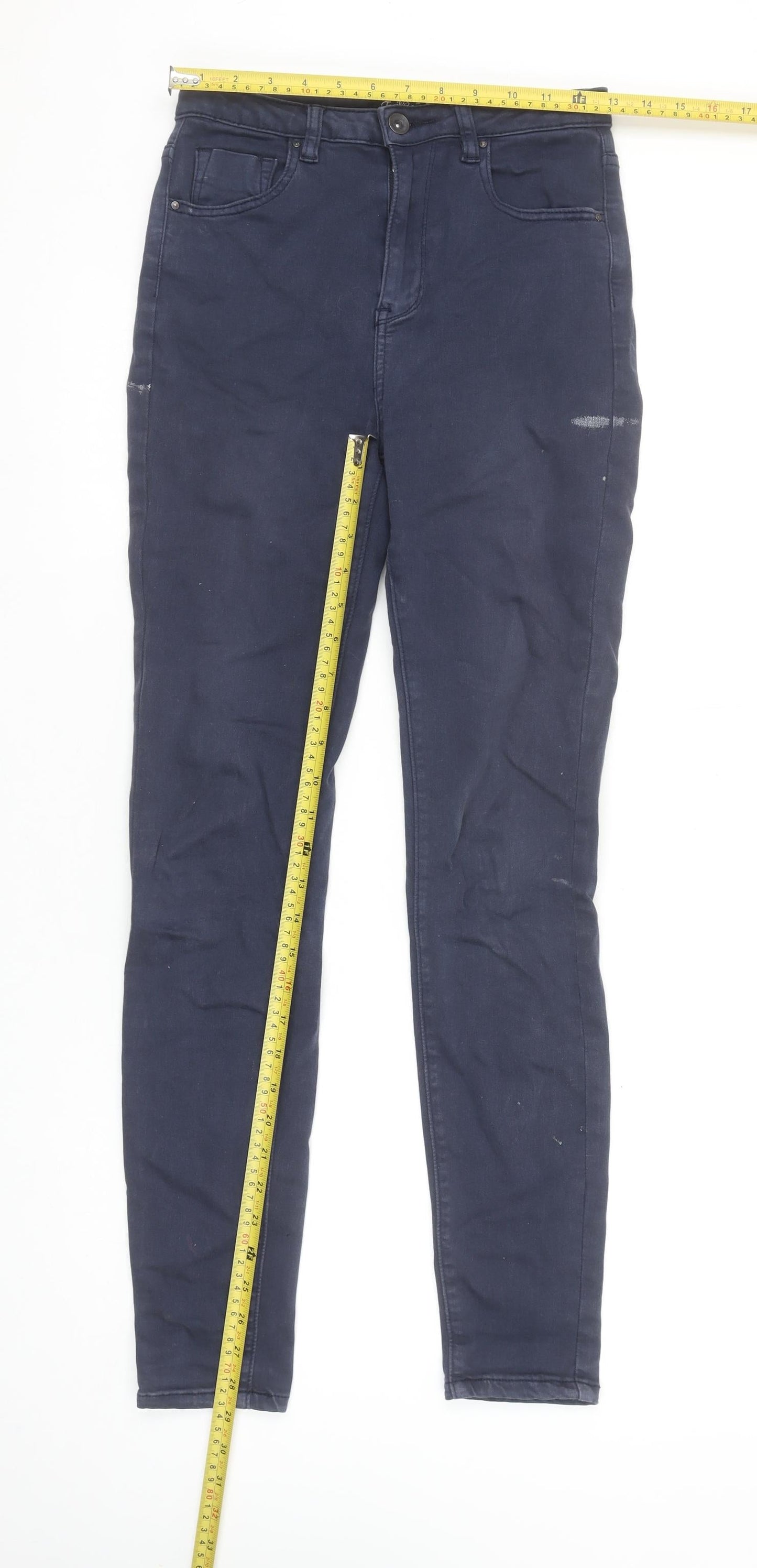Toxik3 Women's Blue Skinny Stretch Jeans Size 8 Slim Fit Denim