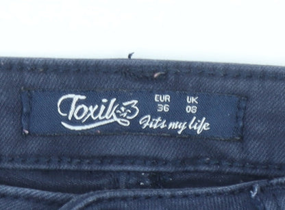Toxik3 Women's Blue Skinny Stretch Jeans Size 8 Slim Fit Denim