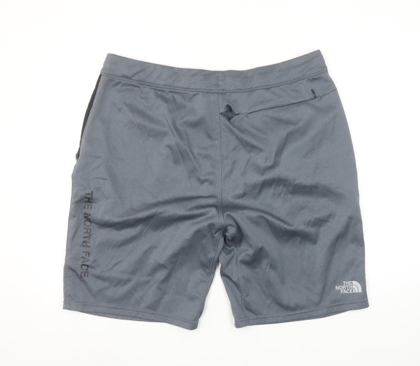 The North Face Mens Grey XL Athletic Shorts Polyester Blend Gym