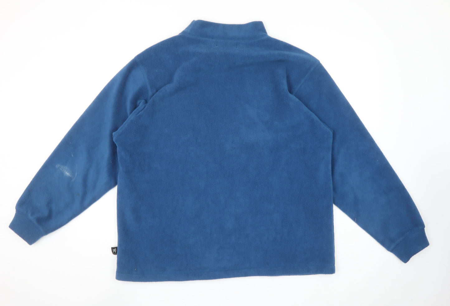 Pringle Golf Men's Blue Fleece Pullover Sweatshirt Mock Neck M