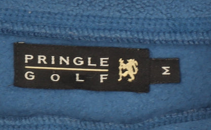 Pringle Golf Men's Blue Fleece Pullover Sweatshirt Mock Neck M