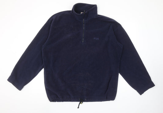 Mens UK Size XL FILA Blue Pullover Sweatshirt