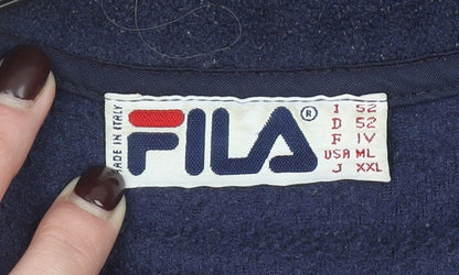 Mens UK Size XL FILA Blue Pullover Sweatshirt