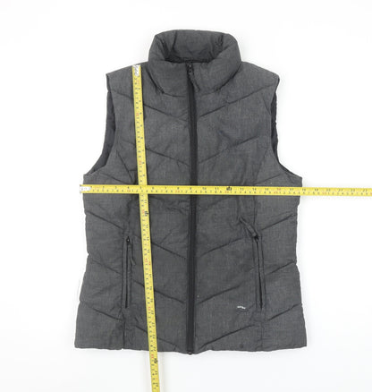 Mountain Warehouse Womens Grey Size 10 Padded Waistcoat Gilet