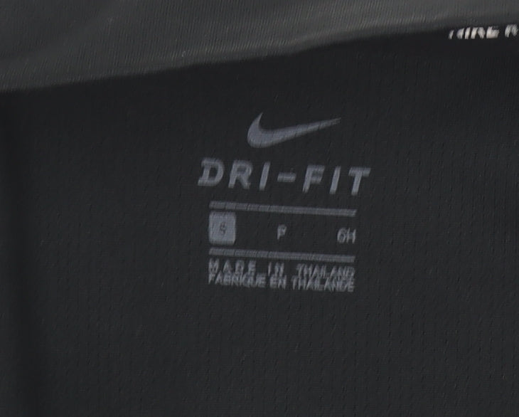 Nike Women's Black Dri-Fit 1/4 Zip Long Sleeve Running Top Size S