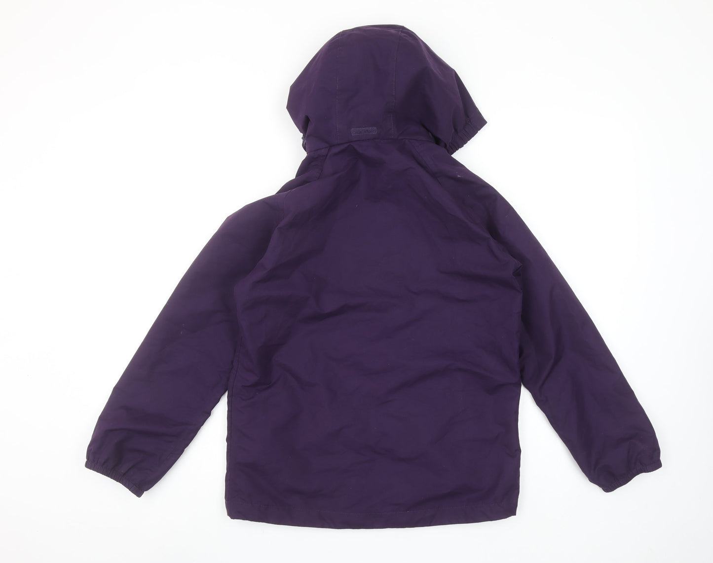 Peter Storm Girls Purple Waterproof Hooded Rain Coat Jacket 11-12 Years