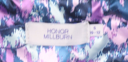Honor Millburn Women’s Blue Quilted Lightweight Padded Waistcoat Size 10-12