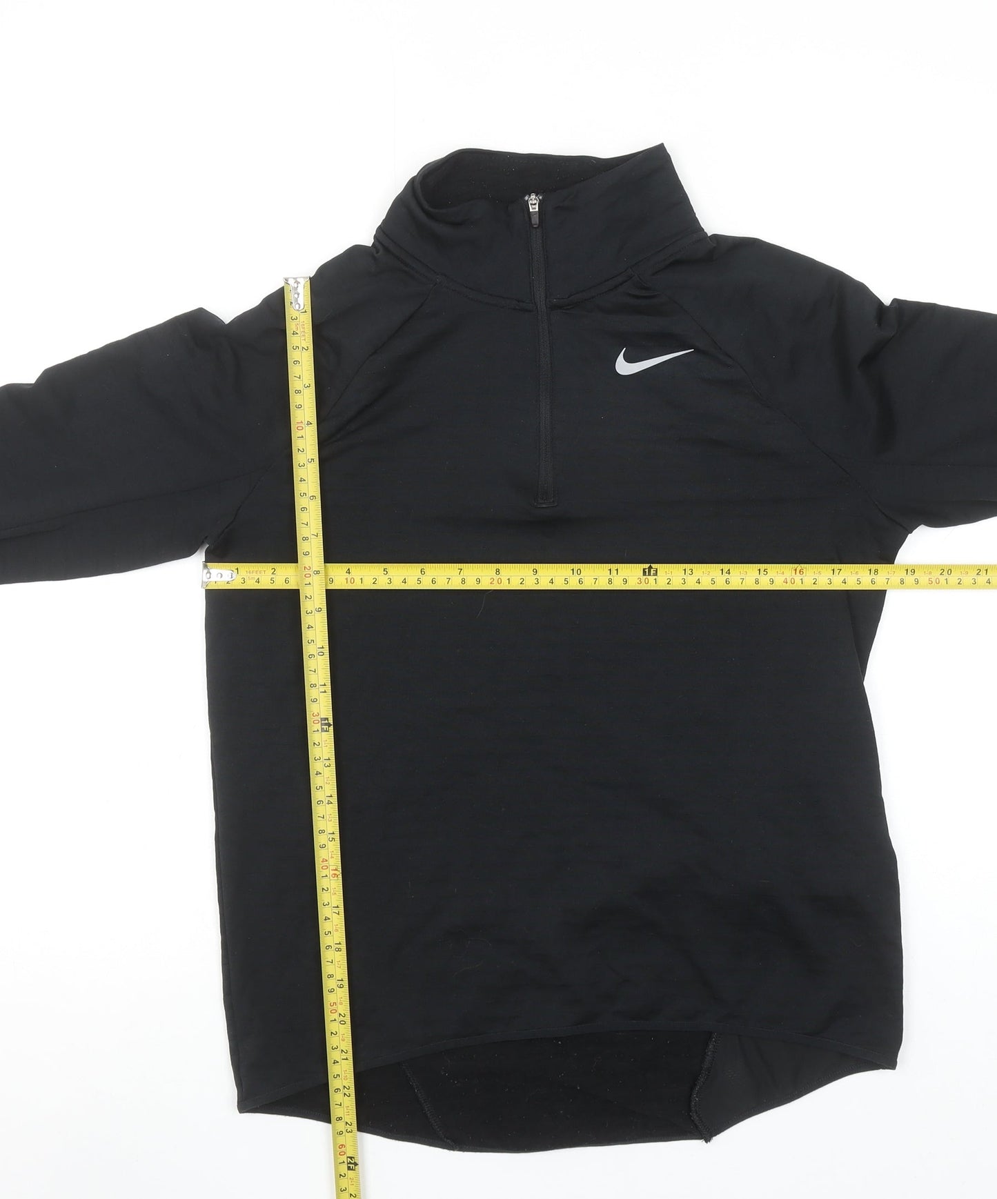 Nike Women's Black Therma-Fit Running Top Size S 1/4 Zip Long Sleeve