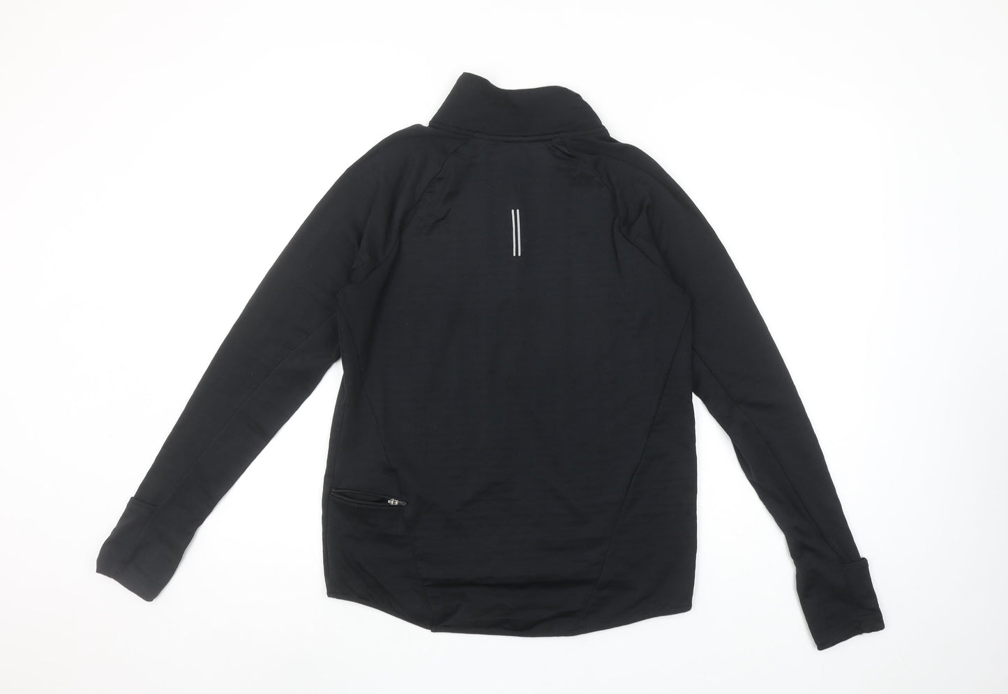 Nike Women's Black Therma-Fit Running Top Size S 1/4 Zip Long Sleeve