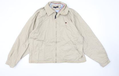 Tricot Marine Men's Beige Cotton Full Zip Casual Jacket L