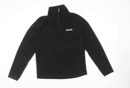Regatta Great Outdoors Black Fleece 1/4 Zip Pullover Sweatshirt Women’s S