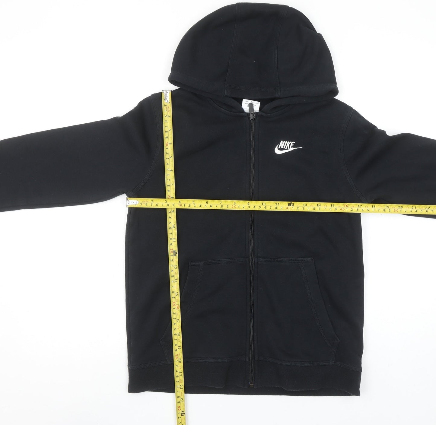 Boys UK Size L Nike Black Full Zip Hoodie