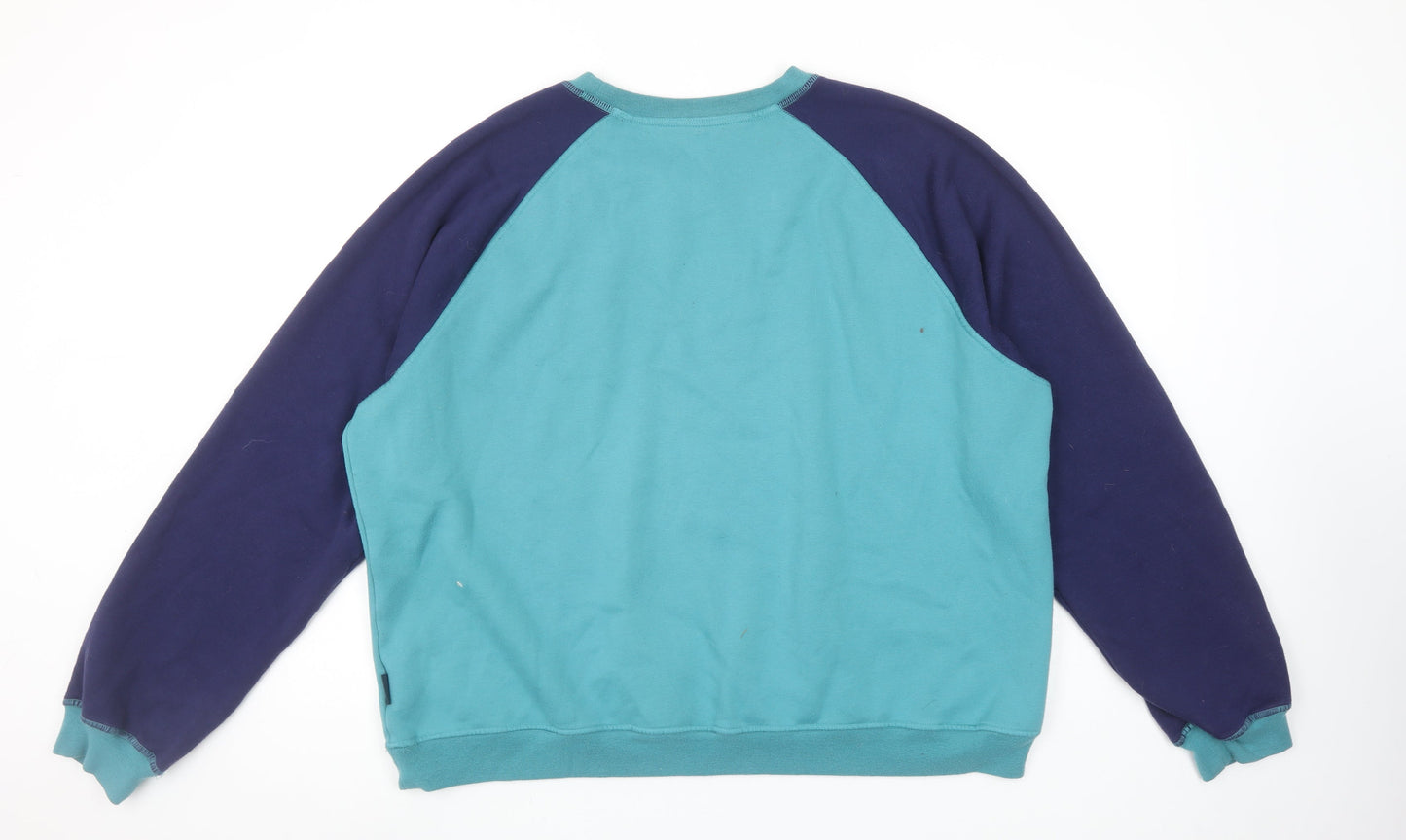 Southbay Men’s Blue XL Crew Neck Fleece Sweatshirt Pullover