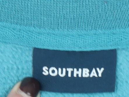 Southbay Men’s Blue XL Crew Neck Fleece Sweatshirt Pullover