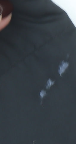 Nike Boys Black Hooded Puffer Gilet 12-13 Years Regular Fit