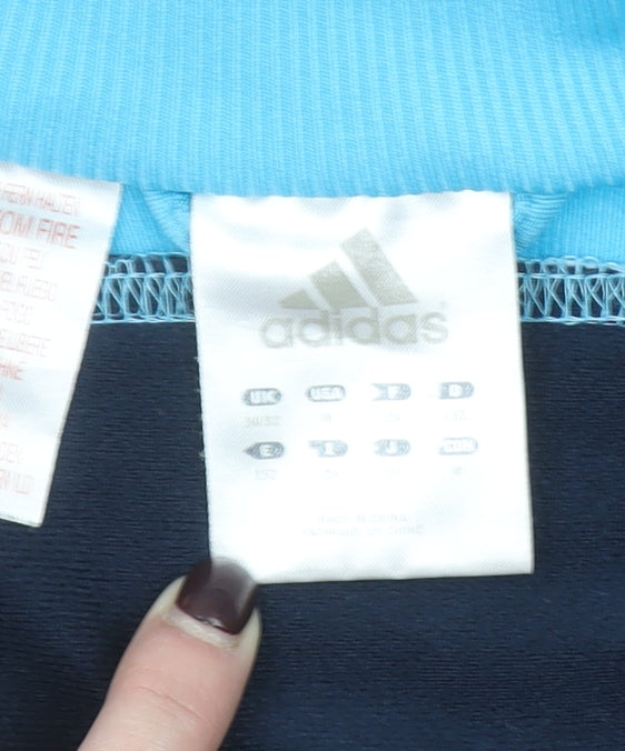 Adidas Boys Blue Full Zip Track Sweatshirt 11-12 Years