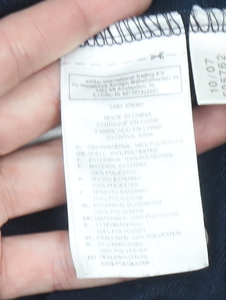 Adidas Boys Blue Full Zip Track Sweatshirt 11-12 Years