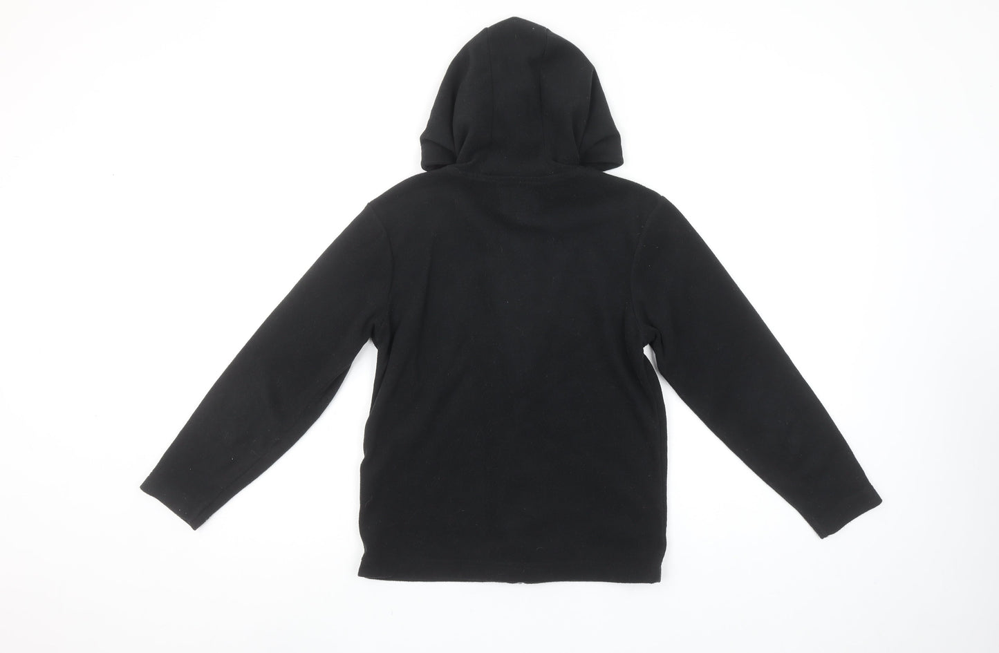 Mountain Warehouse Boys Black Fleece Full Zip Hoodie 9-10 Years