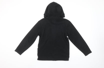 Mountain Warehouse Boys Black Fleece Full Zip Hoodie 9-10 Years