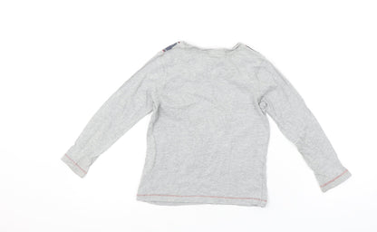 George Disney Girls Grey Mickey Mouse Long Sleeve Pyjama Top 4-5 Years