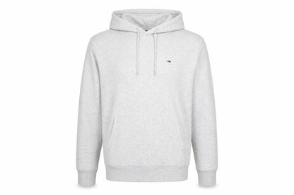 Mens UK Size L Tommy Jeans Grey Pullover Hoodie