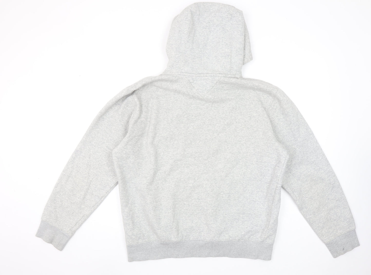 Tommy Jeans Men's Grey Pullover Hoodie L Regular Fit Classic Style