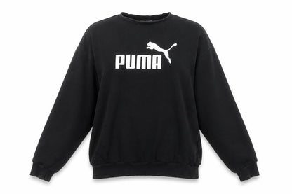 Womens UK Size M PUMA Black Pullover Sweatshirt