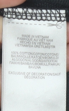 Ralph Lauren Men's Black Polo Shirt Medium Slim Fit 100% Cotton