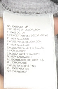 The North Face Boys Grey Camouflage Pullover Hoodie XL Cotton