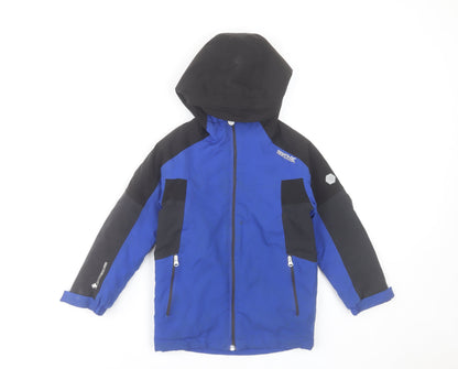 Regatta Boys Blue Hooded Waterproof Puffer Jacket 5-6 Years