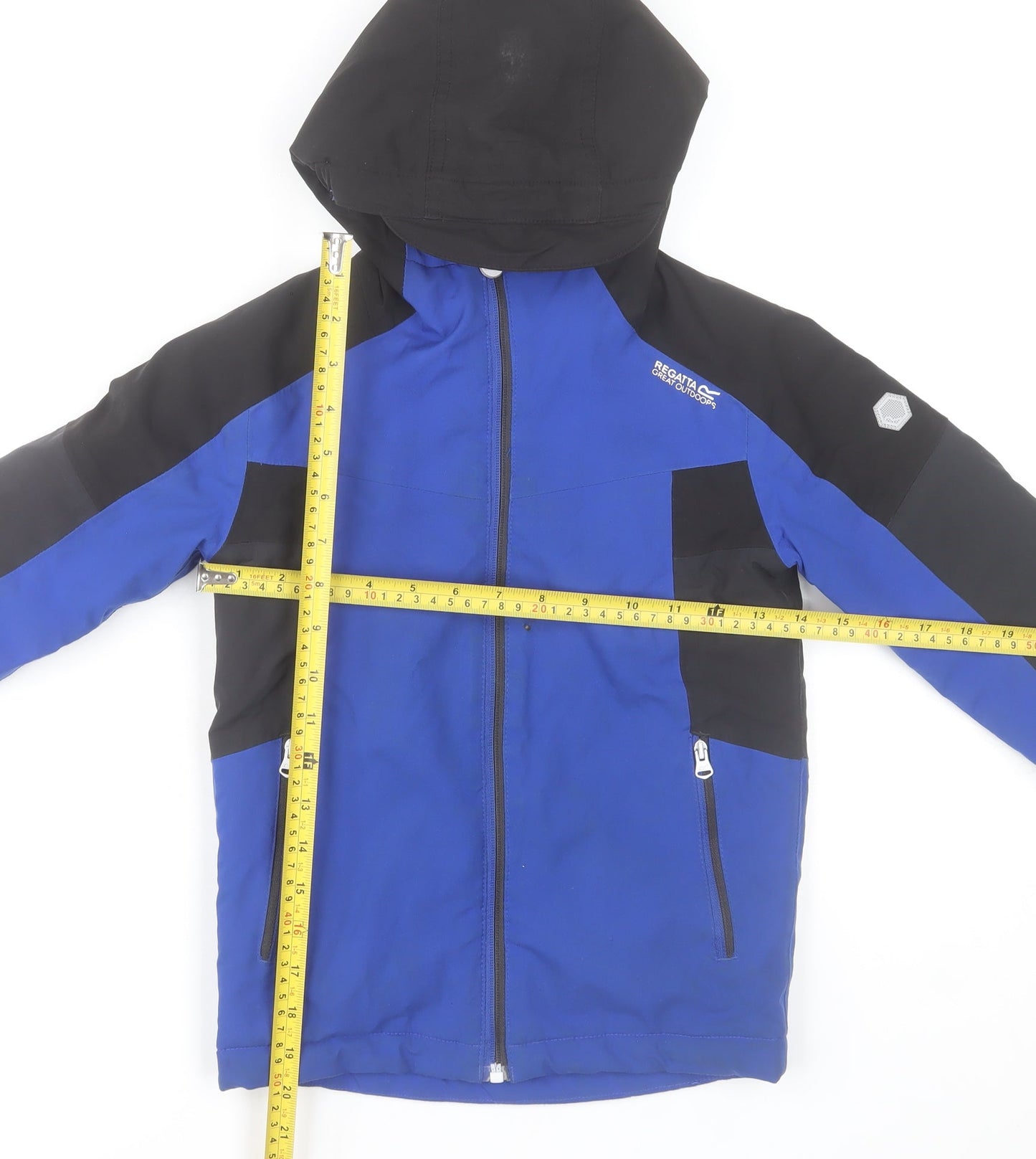 Regatta Boys Blue Hooded Waterproof Puffer Jacket 5-6 Years