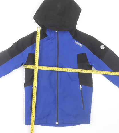 Regatta Boys Blue Hooded Waterproof Puffer Jacket 5-6 Years