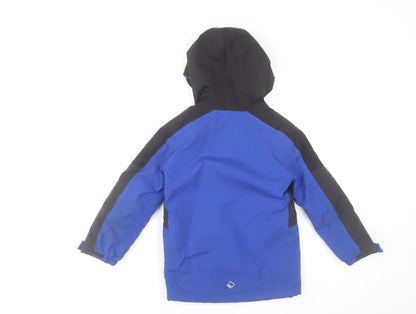 Regatta Boys Blue Hooded Waterproof Puffer Jacket 5-6 Years