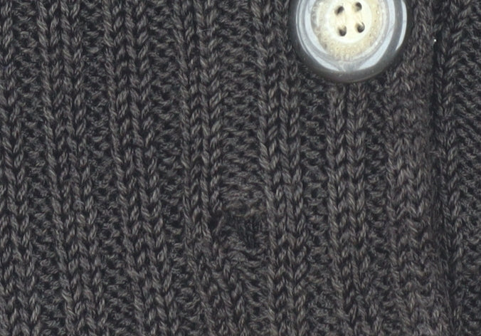 Precis Petite Brown Knit Button Cardigan Women’s Small Collared Wool Blend