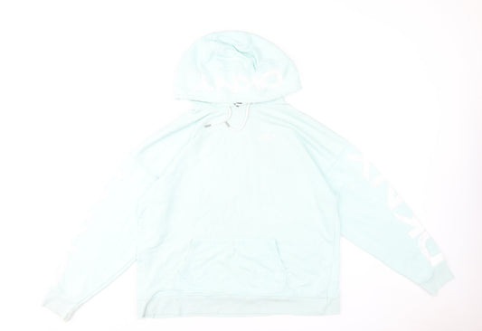 Womens UK Size M DKNY Blue Pullover Hoodie