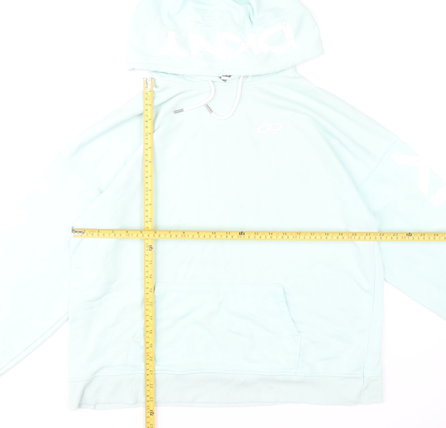 Womens UK Size M DKNY Blue Pullover Hoodie