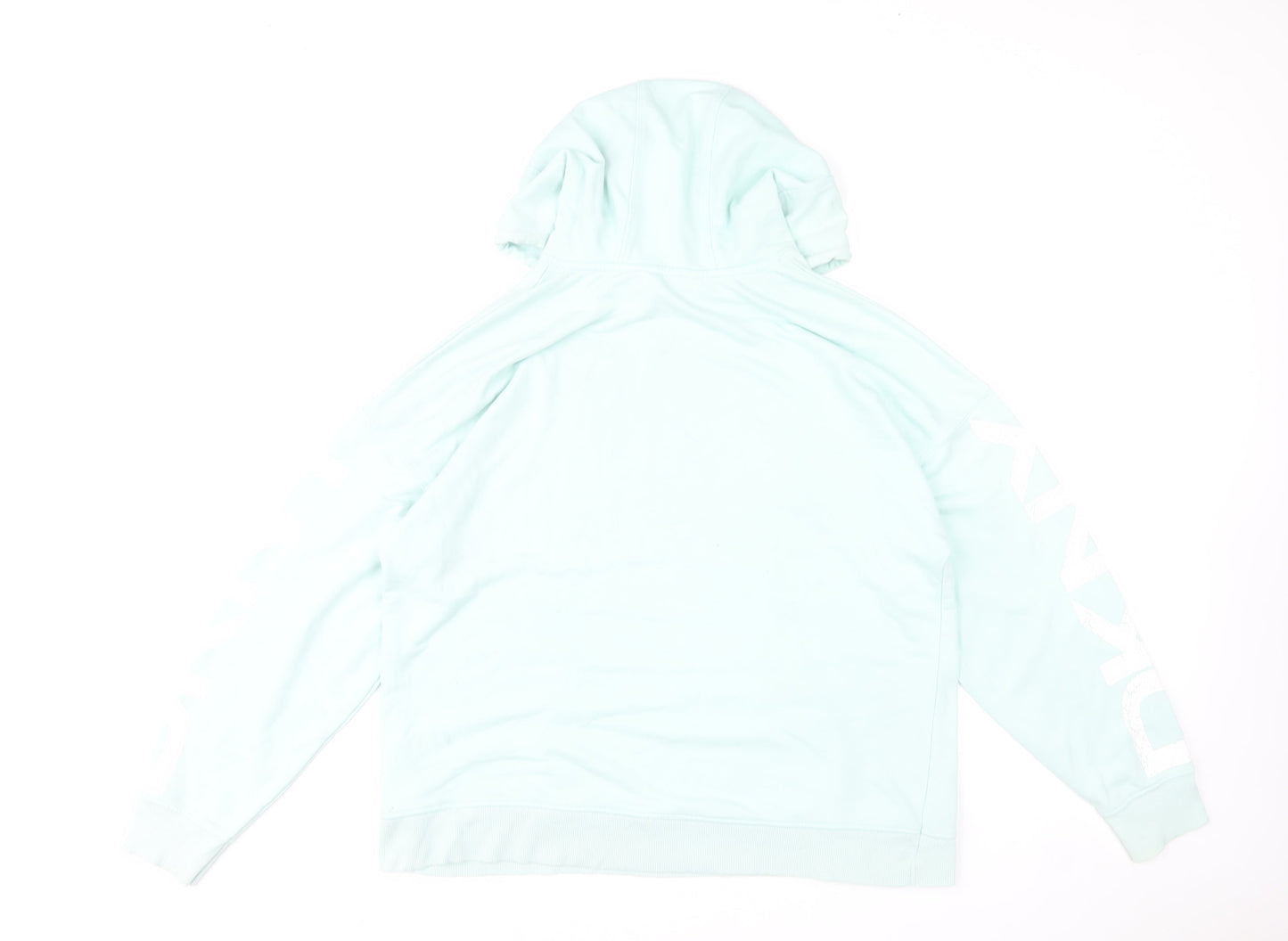Womens UK Size M DKNY Blue Pullover Hoodie