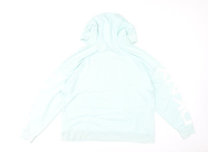 Womens UK Size M DKNY Blue Pullover Hoodie