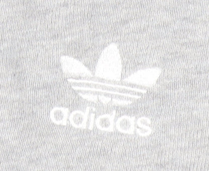 adidas Men's Grey 2XL Sweat Shorts with Drawstring Waist