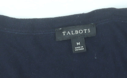 Talbots Women’s Multicoloured Striped Cotton Cardigan M