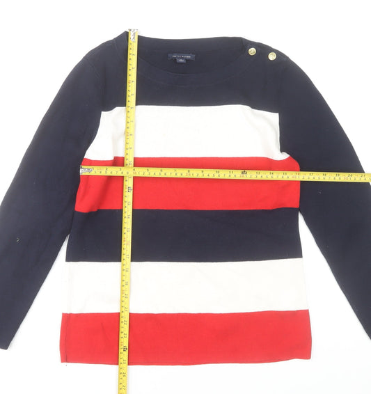 Womens UK Size XL Tommy Hilfiger Multicoloured Pullover Jumper