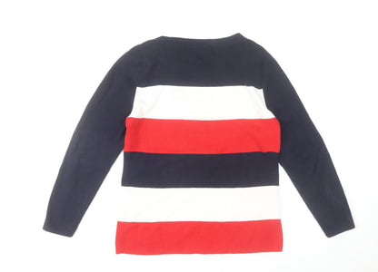 Womens UK Size XL Tommy Hilfiger Multicoloured Pullover Jumper
