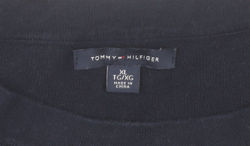 Womens UK Size XL Tommy Hilfiger Multicoloured Pullover Jumper
