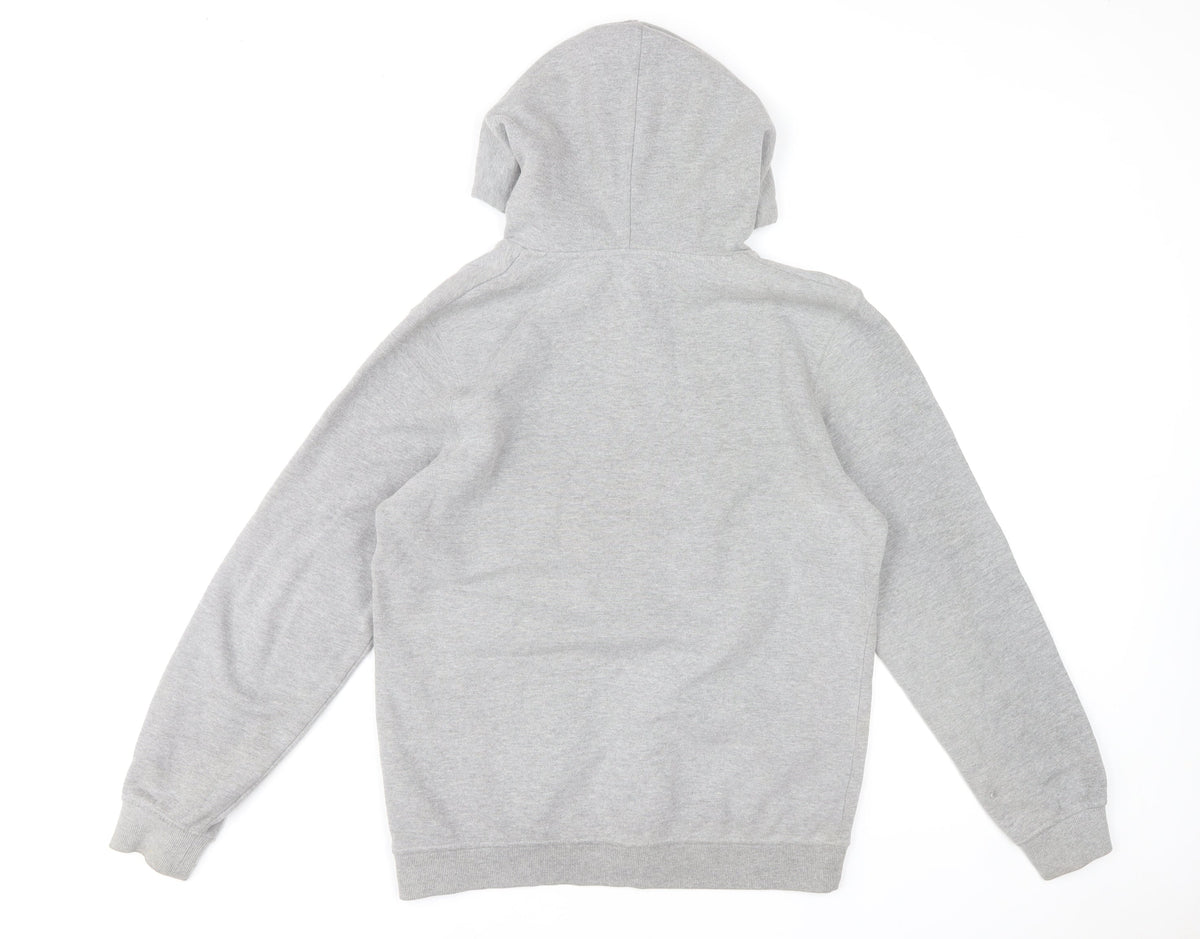 Mens UK Size M JACK & JONES Grey Pullover Hoodie