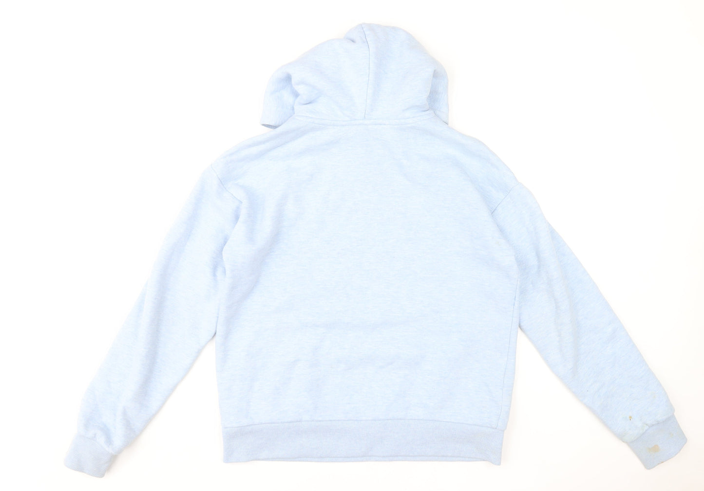 USA Pro Women's Light Blue Pullover Hoodie UK 10 Cotton Blend