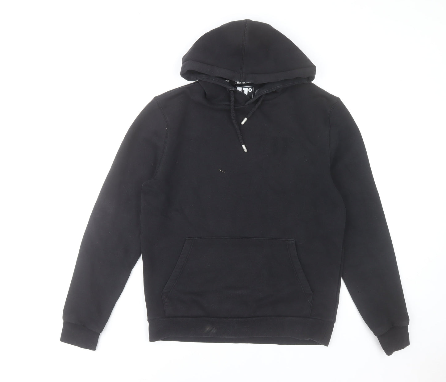 11 Degrees Men's Black Pullover Hoodie Size M Regular Fit